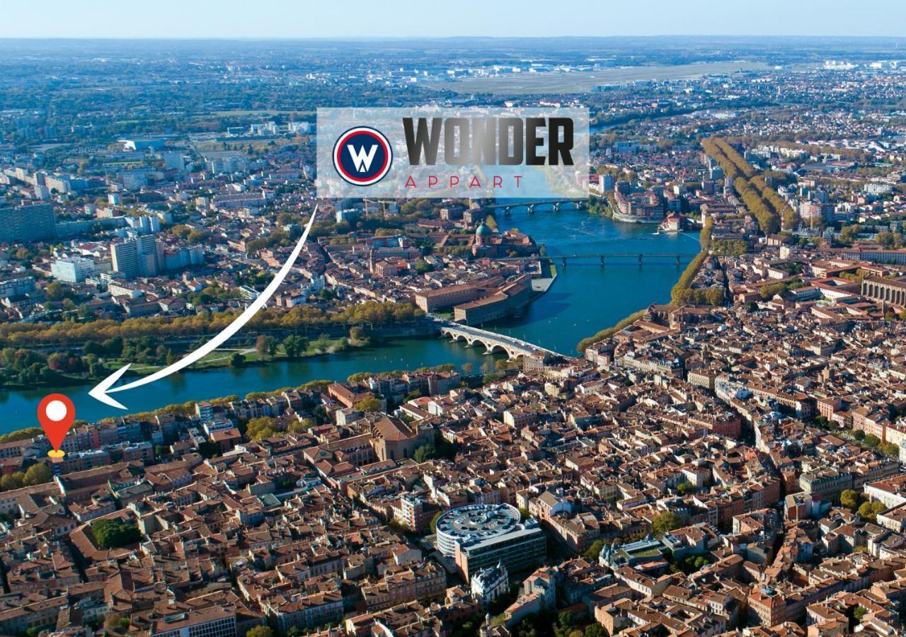 Wonder Appart' 402 - Vue Sur Garonne Toulouse Eksteriør billede